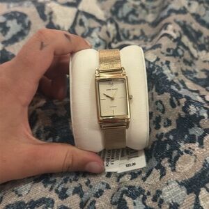 Anne Klein woman’s watch luxury diamond collection in gold. Japan movement.